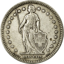 Coin, Switzerland, 2 Francs, 1909, Bern, EF(40-45), Silver, KM:21