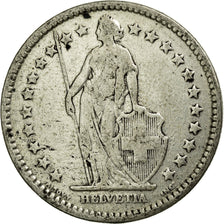 Coin, Switzerland, 2 Francs, 1913, Bern, VF(20-25), Silver, KM:21