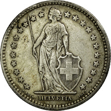 Coin, Switzerland, 2 Francs, 1914, Bern, EF(40-45), Silver, KM:21