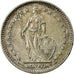 Coin, Switzerland, 2 Francs, 1937, Bern, AU(50-53), Silver, KM:21