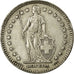 Coin, Switzerland, 2 Francs, 1940, Bern, EF(40-45), Silver, KM:21