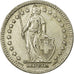 Moeda, Suíça, 2 Francs, 1941, Bern, AU(50-53), Prata, KM:21