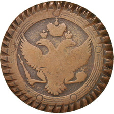Moneda, Rusia, Alexander I, 5 Kopeks, 1803, Ekaterinbourg, BC+, Cobre, KM:115.1