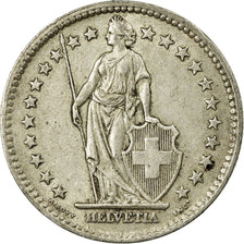 Coin, Switzerland, 2 Francs, 1946, Bern, AU(55-58), Silver, KM:21