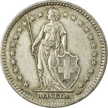 Coin, Switzerland, 2 Francs, 1957, Bern, EF(40-45), Silver, KM:21