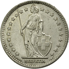 Coin, Switzerland, 2 Francs, 1961, Bern, AU(55-58), Silver, KM:21