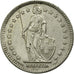 Coin, Switzerland, 2 Francs, 1961, Bern, AU(55-58), Silver, KM:21