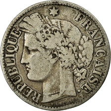Monnaie, France, Cérès, 2 Francs, 1873, Paris, TB, Argent, Gadoury:530a