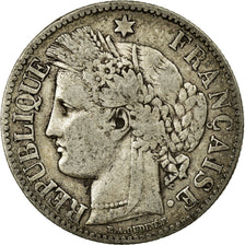 Monnaie, France, Cérès, 2 Francs, 1881, Paris, TB+, Argent, Gadoury:530a