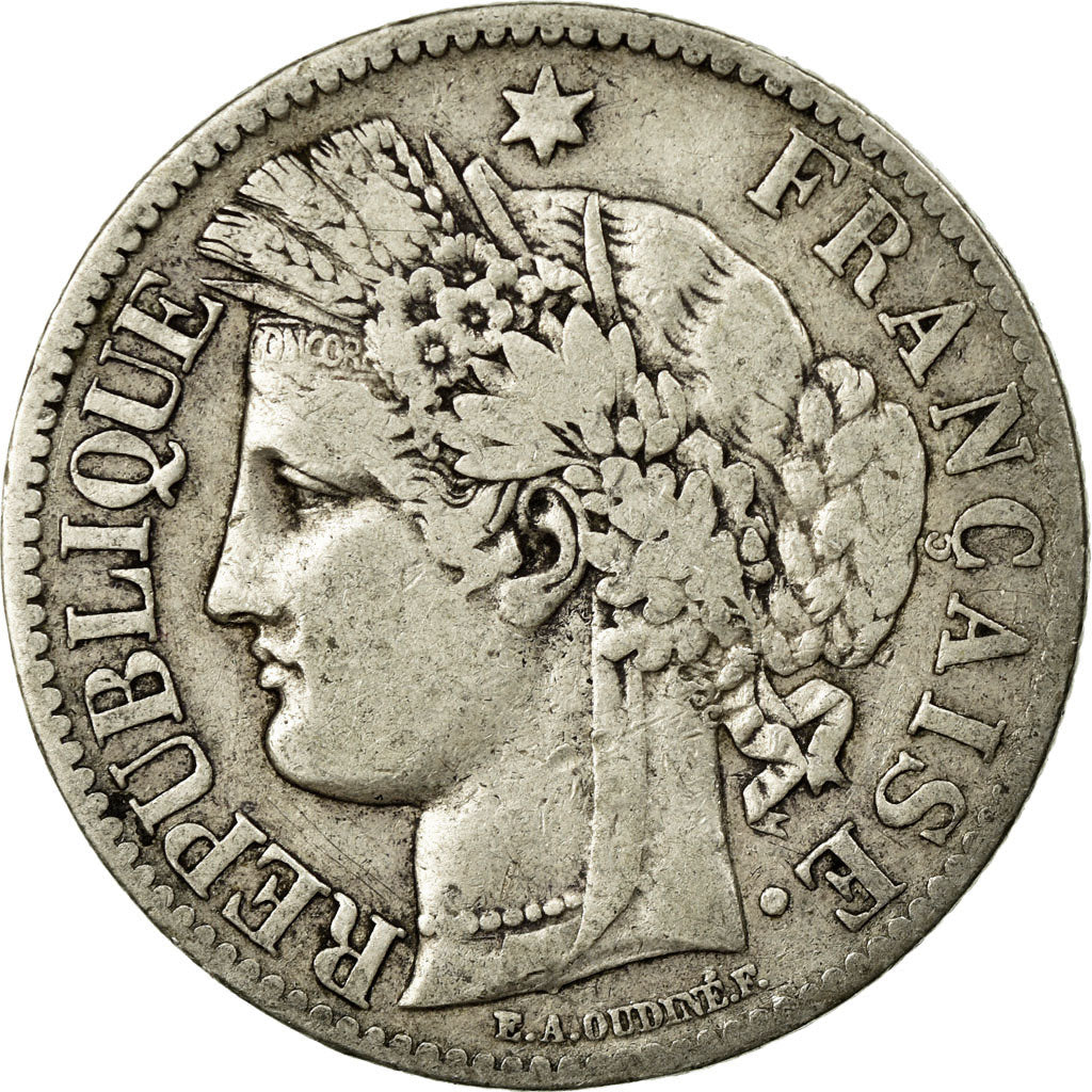 Monnaie, France, Cérès, 2 Francs, 1887, Paris, TB, Argent, Gadoury:530a