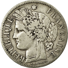 Monnaie, France, Cérès, 2 Francs, 1887, Paris, TB, Argent, Gadoury:530a