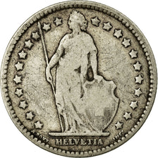 Coin, Switzerland, Franc, 1875, Bern, VF(20-25), Silver, KM:24