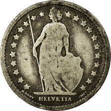 Coin, Switzerland, Franc, 1877, Bern, F(12-15), Silver, KM:24