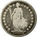 Coin, Switzerland, Franc, 1876, Bern, F(12-15), Silver, KM:24