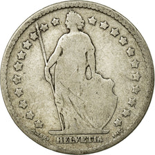 Coin, Switzerland, Franc, 1880, Bern, F(12-15), Silver, KM:24