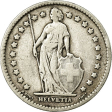 Coin, Switzerland, Franc, 1908, Bern, VF(20-25), Silver, KM:24