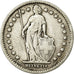 Coin, Switzerland, Franc, 1908, Bern, VF(20-25), Silver, KM:24