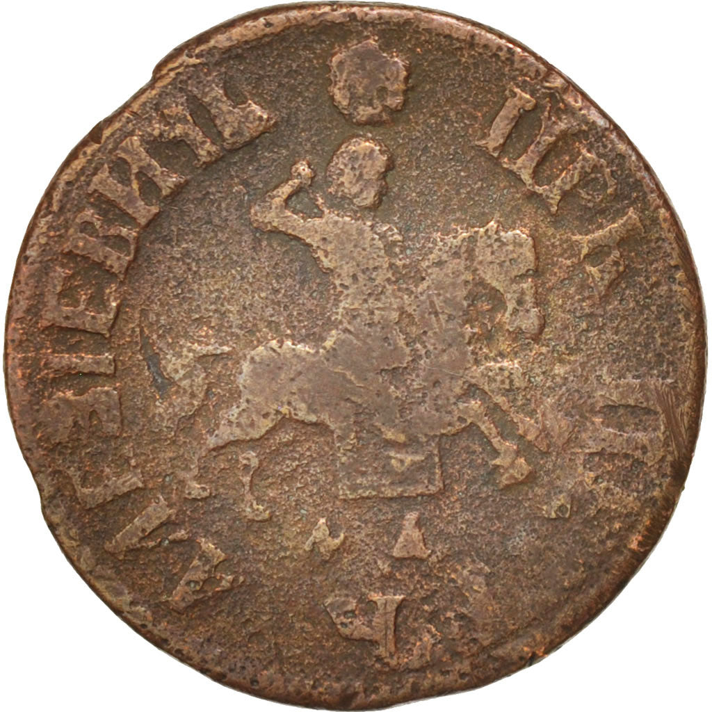 Russia, Peter I, Kopek, 1705, Moscow, Copper, KM:118