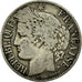 Coin, France, Cérès, Franc, 1872, Bordeaux, VF(20-25), Silver, KM:822.2