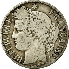 Münze, Frankreich, Cérès, Franc, 1887, Paris, S, Silber, KM:822.1