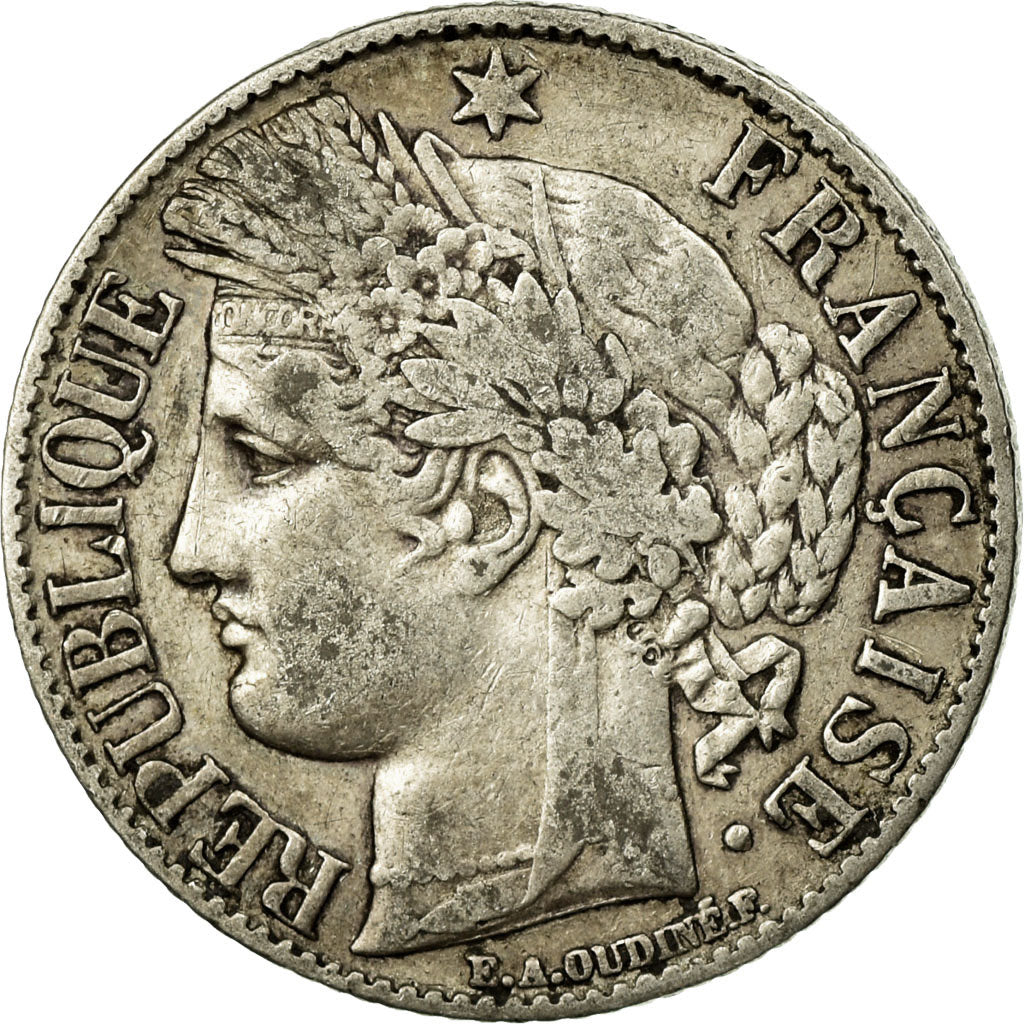 Münze, Frankreich, Cérès, Franc, 1887, Paris, SS, Silber, KM:822.1