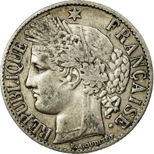 Münze, Frankreich, Cérès, Franc, 1887, Paris, SS, Silber, KM:822.1