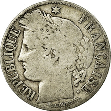Moneta, Francia, Cérès, Franc, 1888, Paris, B+, Argento, KM:822.1