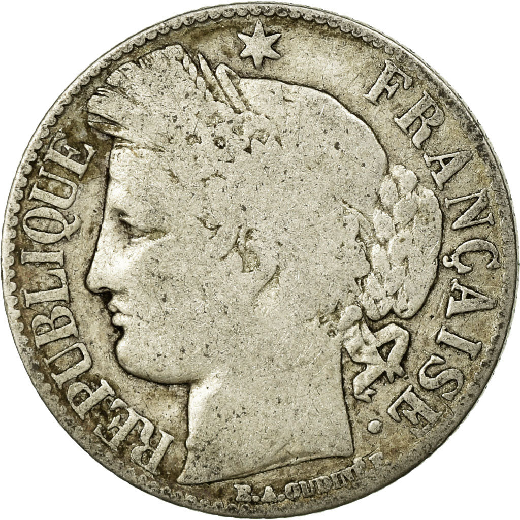 Münze, Frankreich, Cérès, Franc, 1888, Paris, SGE+, Silber, KM:822.1