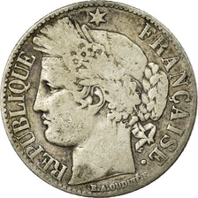 Monnaie, France, Cérès, Franc, 1888, Paris, TB, Argent, Gadoury:465a, KM:822.1