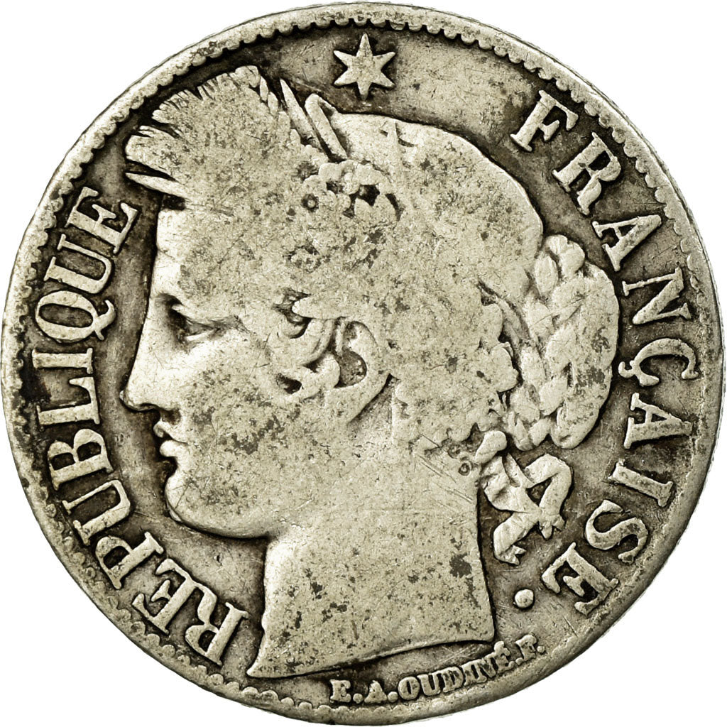 Moneta, Francia, Cérès, Franc, 1894, Paris, MB, Argento, KM:822.1