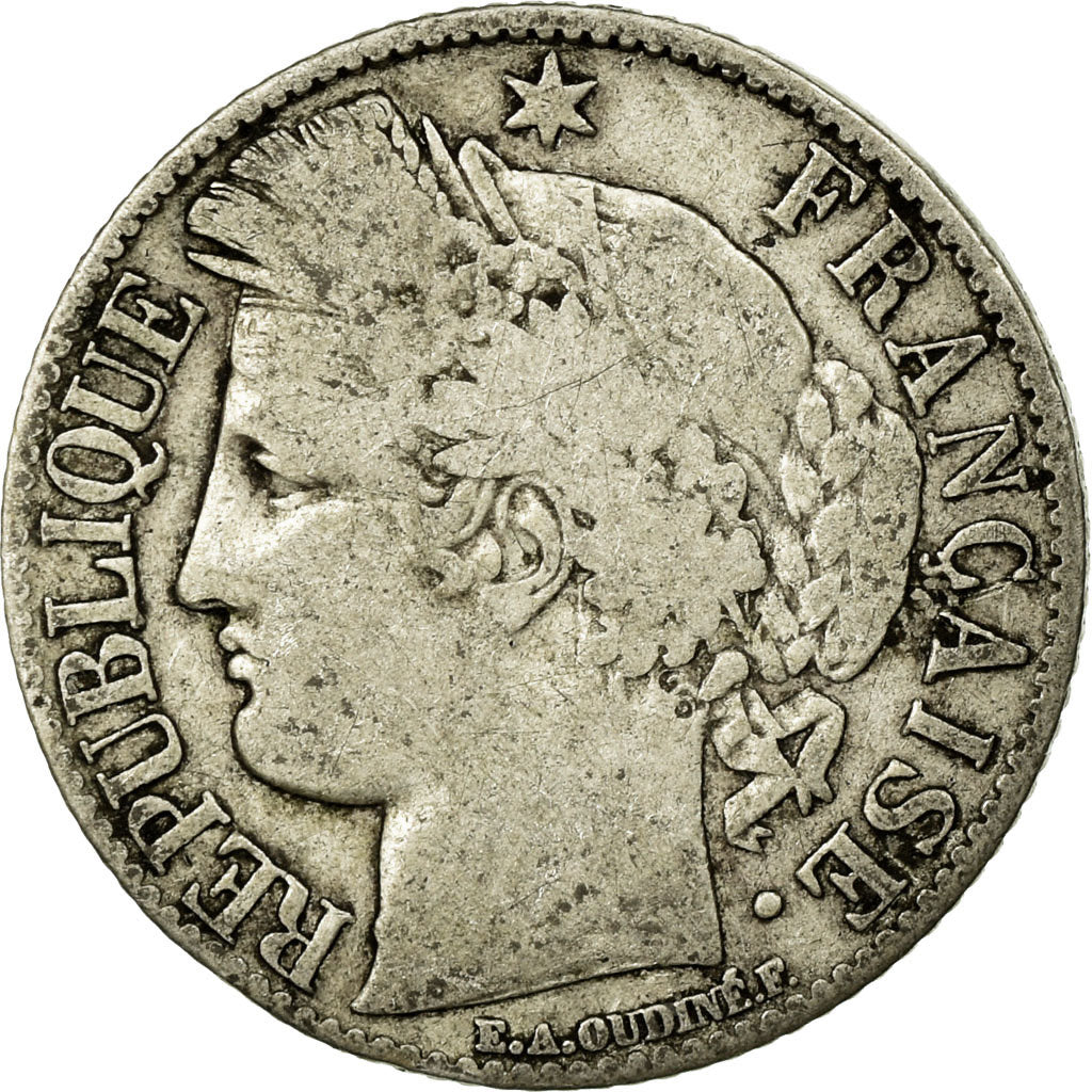 Coin, France, Cérès, Franc, 1894, Paris, VF(20-25), Silver, KM:822.1