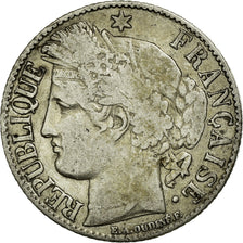 Monnaie, France, Cérès, Franc, 1895, Paris, TB, Argent, Gadoury:465a, KM:822.1