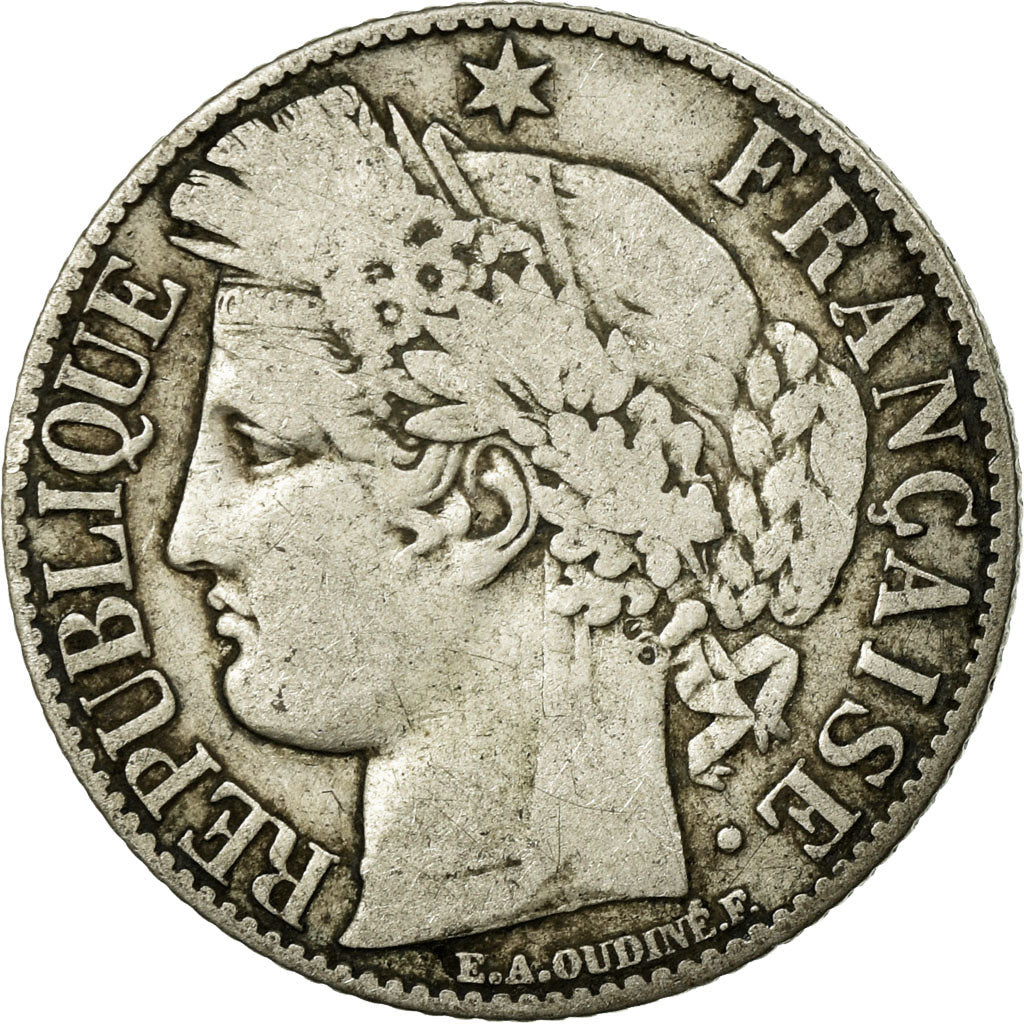 Coin, France, Cérès, Franc, 1895, Paris, VF(20-25), Silver, KM:822.1
