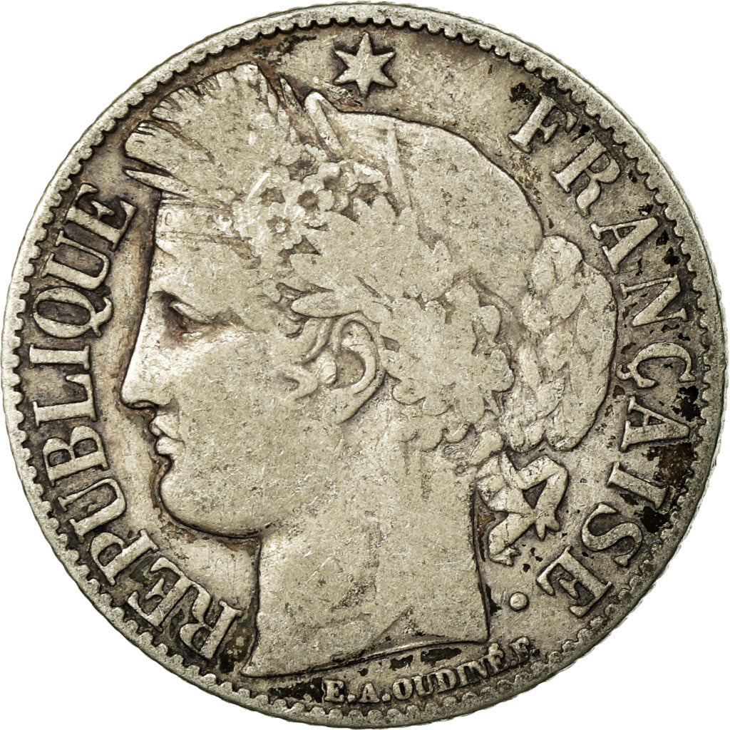 Coin, France, Cérès, Franc, 1895, Paris, VF(20-25), Silver, KM:822.1