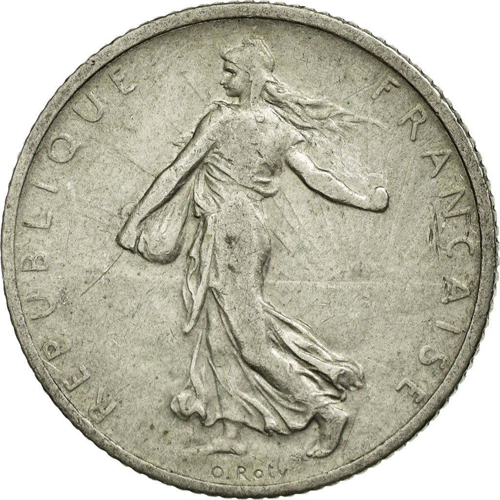 Coin, France, Semeuse, Franc, 1905, Paris, VF(30-35), Silver, KM:844.1