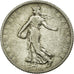 Moneta, Francia, Semeuse, Franc, 1907, Paris, MB+, Argento, KM:844.1