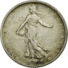 Coin, France, Semeuse, Franc, 1907, Paris, EF(40-45), Silver, KM:844.1