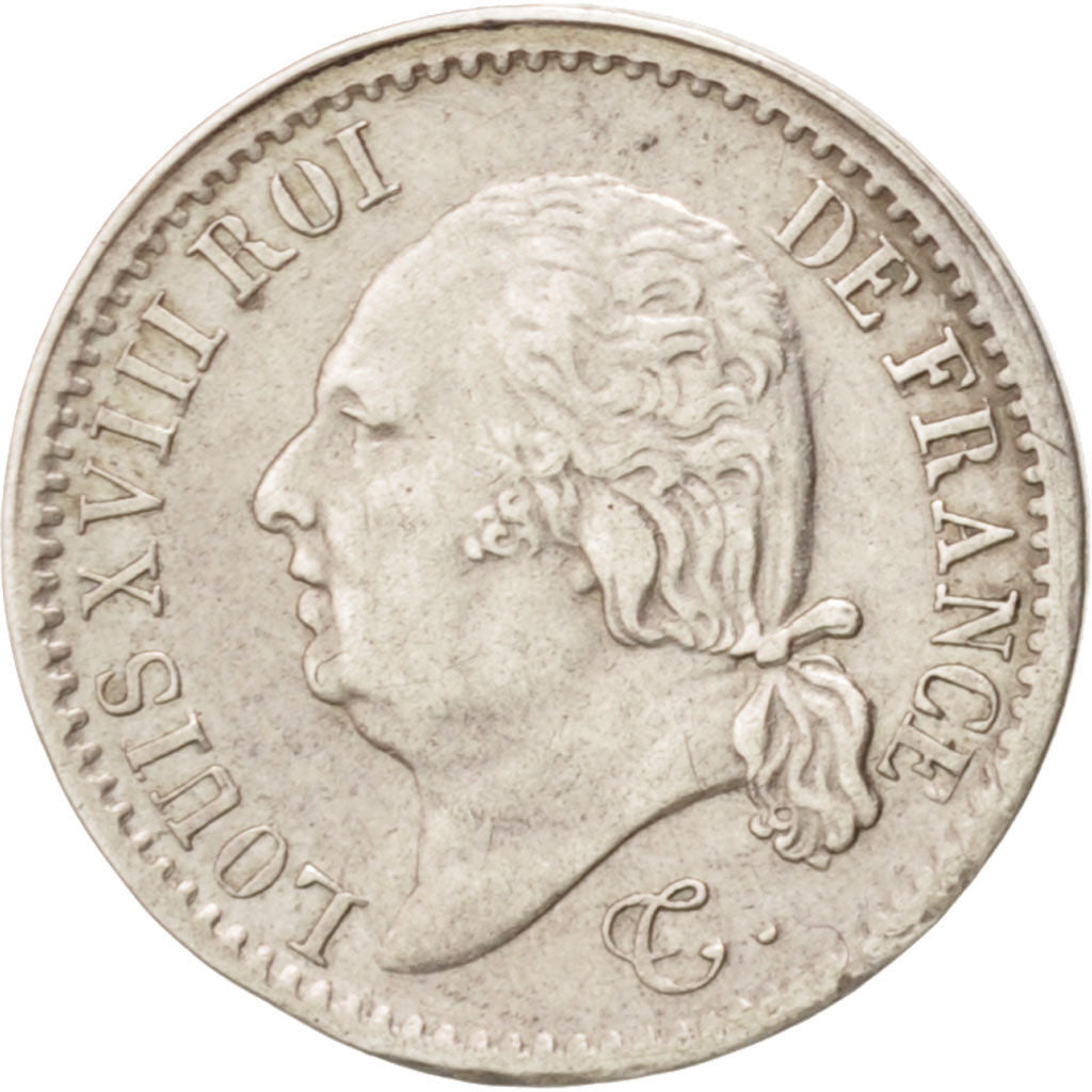 Moneta, Francia, Louis XVIII, Louis XVIII, 1/4 Franc, 1817, Limoges, BB+