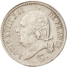 Moneta, Francja, Louis XVIII, Louis XVIII, 1/4 Franc, 1817, Limoges, AU(50-53)