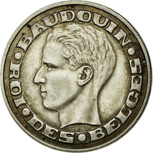 Moeda, Bélgica, 50 Francs, 50 Frank, 1958, AU(50-53), Prata, KM:150.1