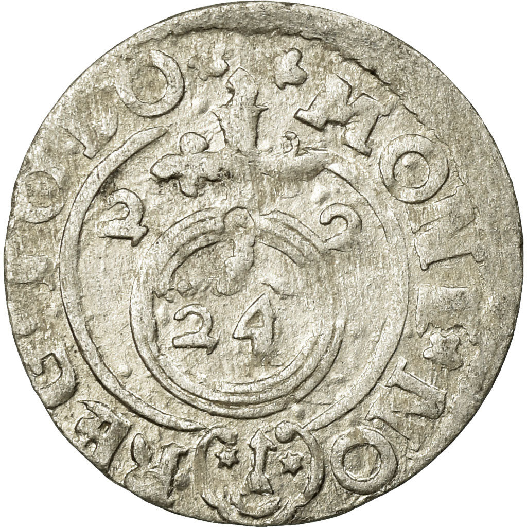 Monnaie, Pologne, Sigismund III, 3 Polker, 3 Poltorak - 1 Kruzierz, 1622, TTB+