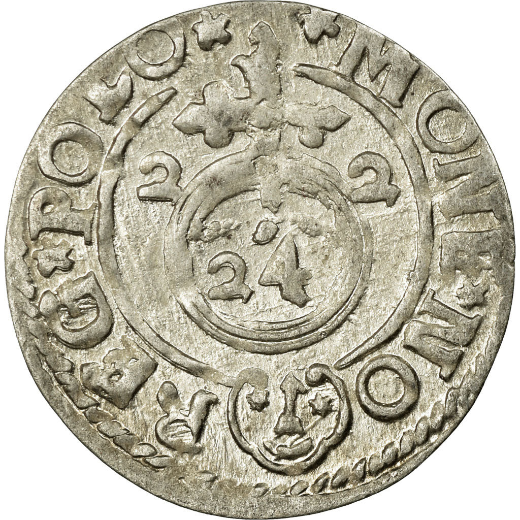 Moneta, Polonia, Sigismund III, 3 Polker, 3 Poltorak - 1 Kruzierz, 1622, BB+