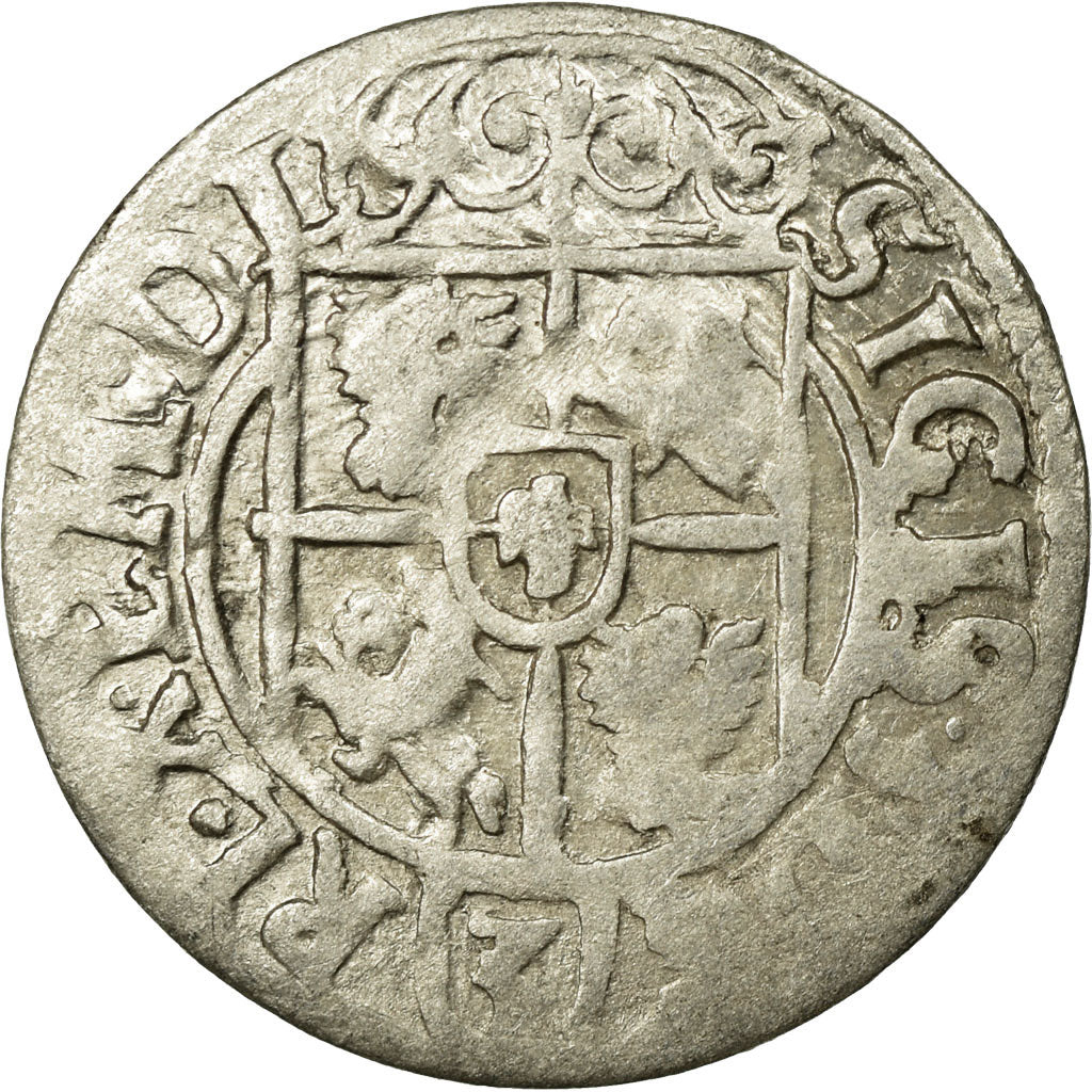 Monnaie, Pologne, Sigismund III, 3 Polker, 3 Poltorak - 1 Kruzierz, 1622, TTB+