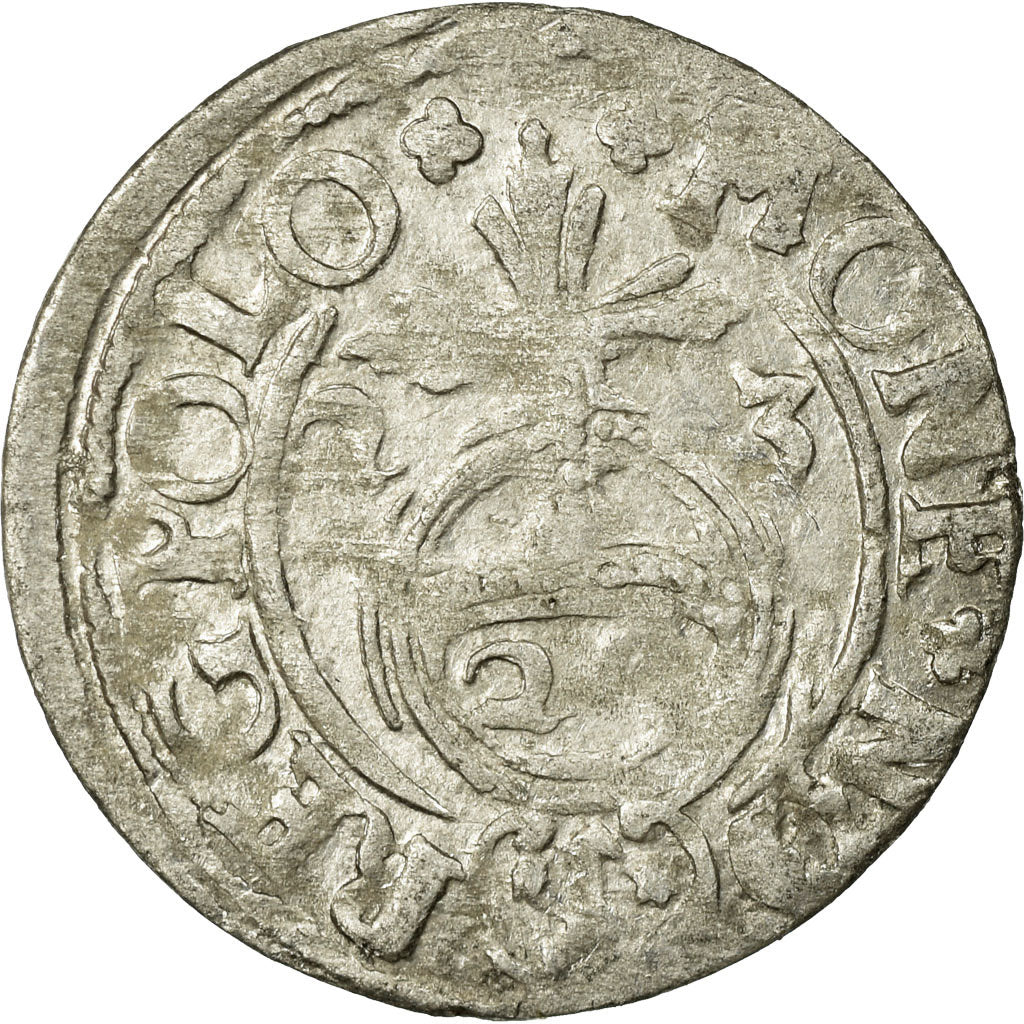 Moeda, Polónia, Sigismund III, 3 Polker, 3 Poltorak - 1 Kruzierz, 1623
