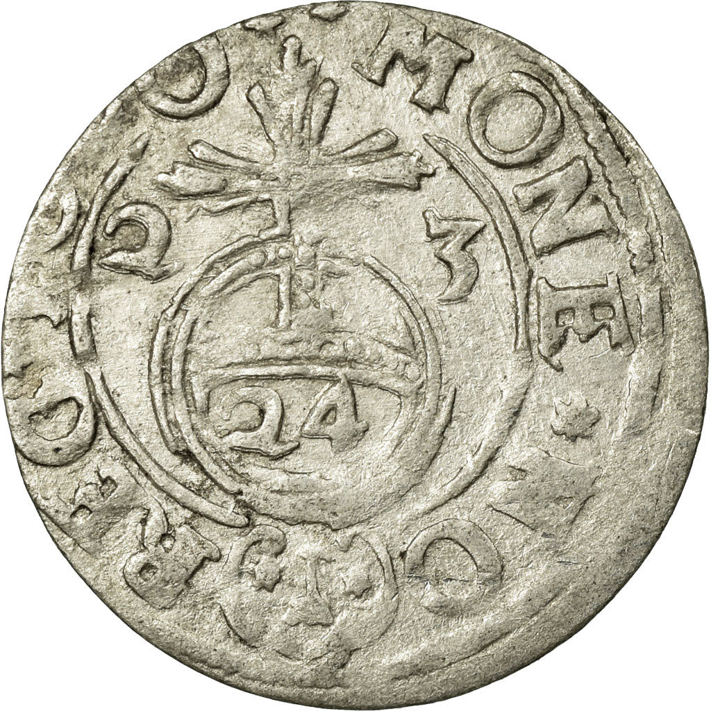 Monnaie, Pologne, Sigismund III, 3 Polker, 3 Poltorak - 1 Kruzierz, 1623, TTB+