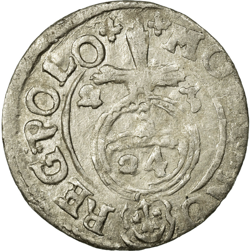 Coin, Poland, Sigismund III, 3 Polker, 3 Poltorak - 1 Kruzierz, 1623, AU(50-53)