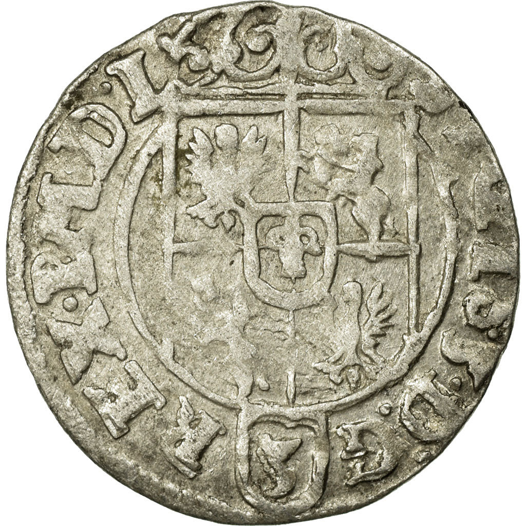 Monnaie, Pologne, Sigismund III, 3 Polker, 3 Poltorak - 1 Kruzierz, 1624, TTB+