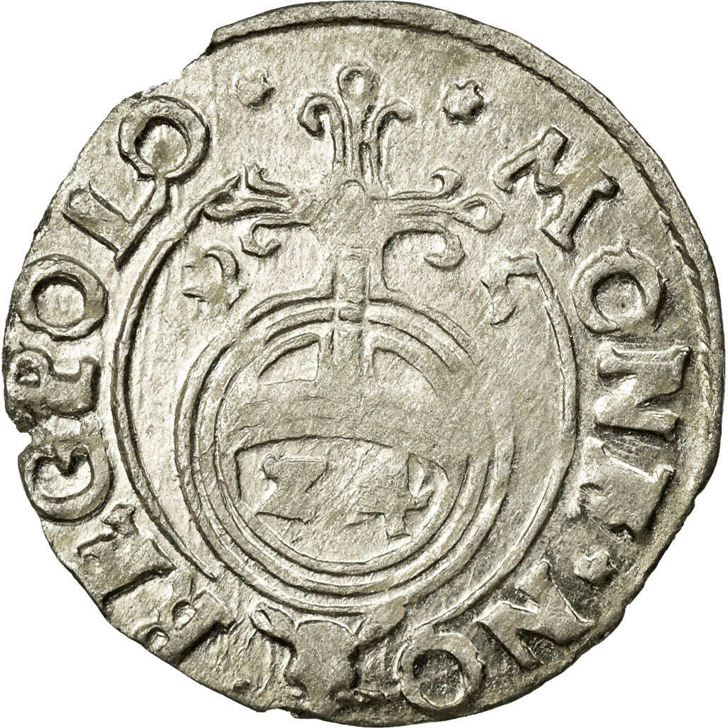 Coin, Poland, Sigismund III, 3 Polker, 3 Poltorak - 1 Kruzierz, 1625, AU(50-53)