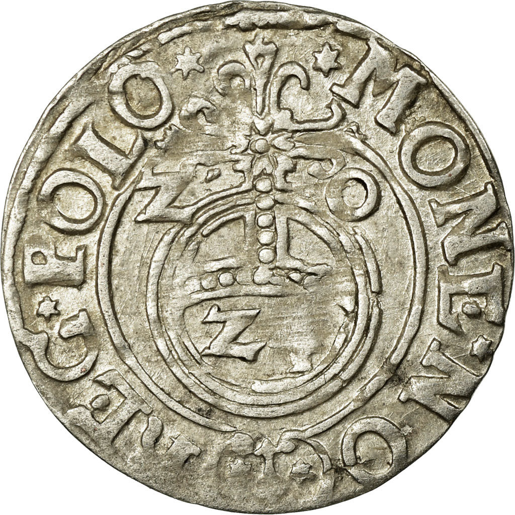 Moneta, Polonia, Sigismund III, 3 Polker, 3 Poltorak - 1 Kruzierz, 1620, BB+
