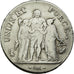 Moneta, Francia, Union et Force, 5 Francs, AN 9, Bayonne, MB+, Argento